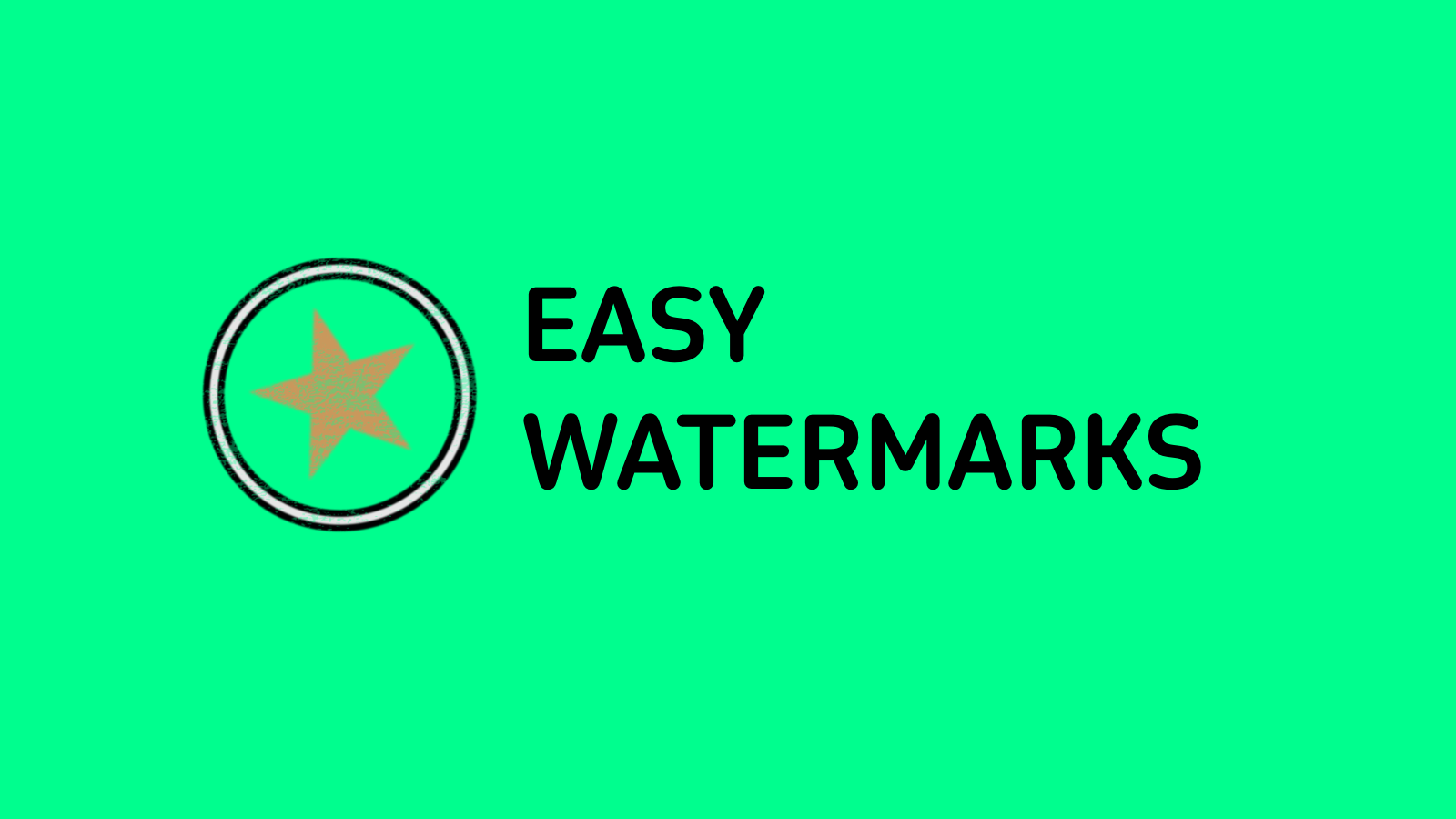 Easy Watermarks Shopify App